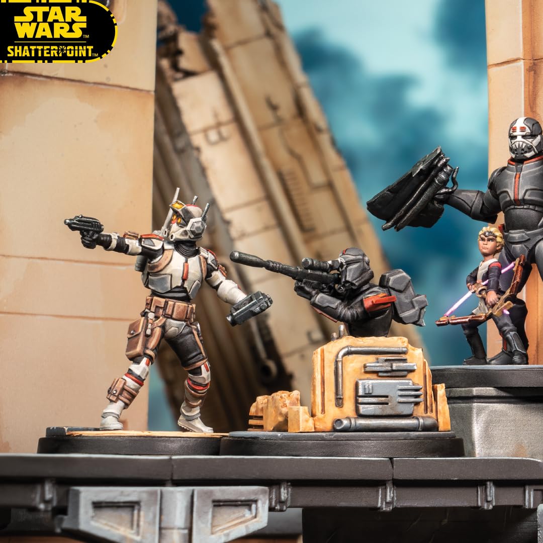 Atomic Mass Games Star Wars: Shatterpoint Clone Force 99 Squad Pack Miniatures Game