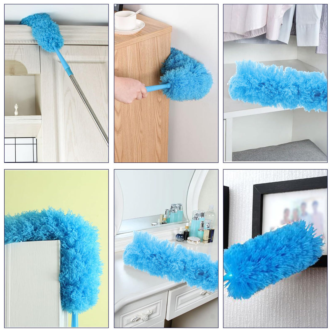 ASelected Extendable Microfiber Duster with 108" Telescoping Pole for High Ceilings, Fans & Blinds