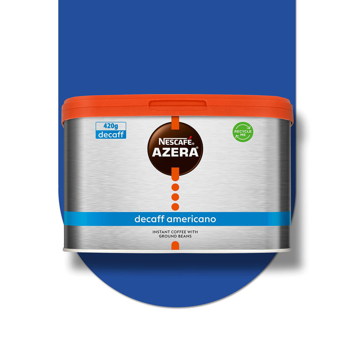 NESCAFÉ Azera Americano Decaf Instant Coffee - 420g Tin, Pack of 3