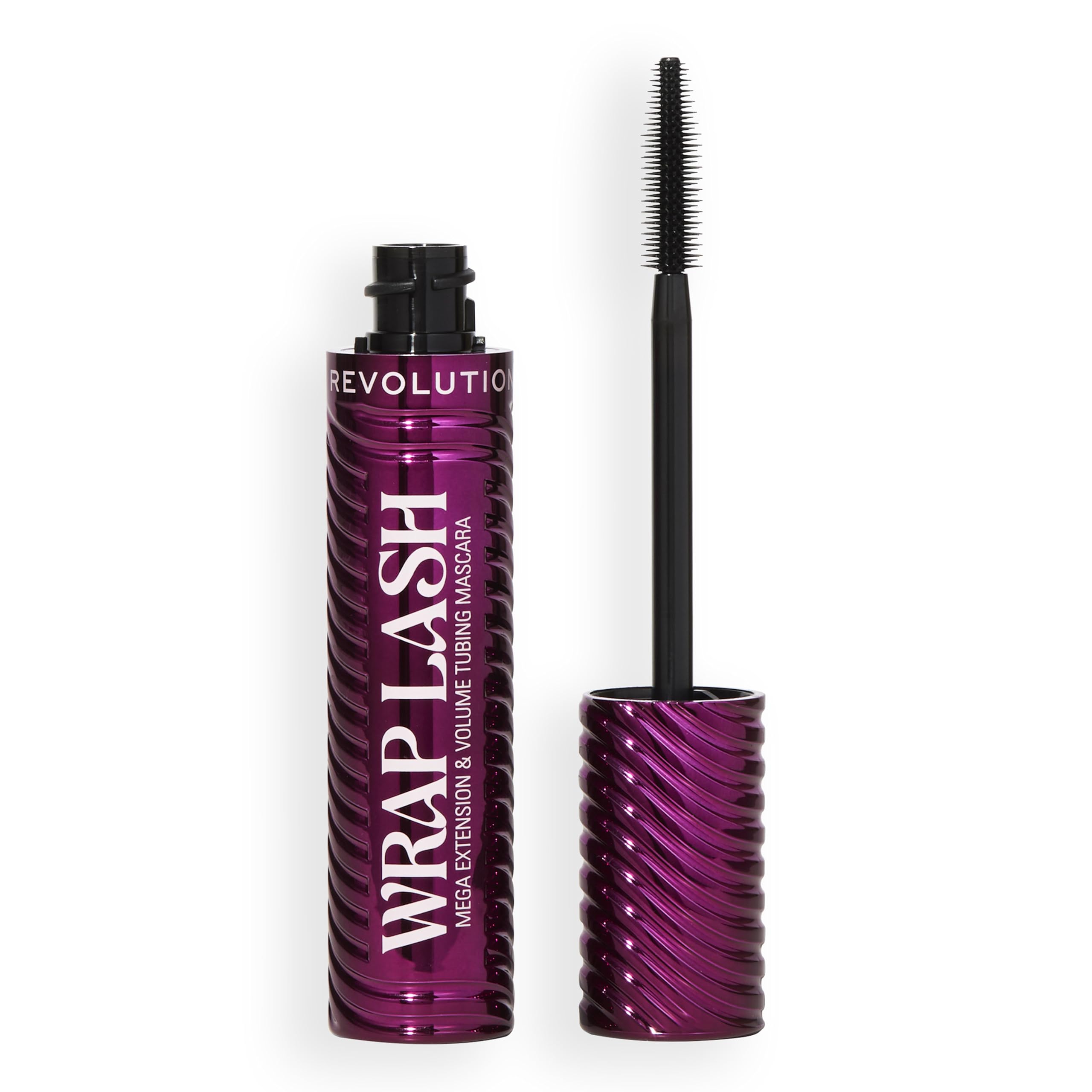 Revolution Beauty London Wrap Lash Tubing Mascara - 24-Hour Wear, Smudge-Proof & Water-Resistant, Vegan & Cruelty-Free, Burgundy, 8.5ml