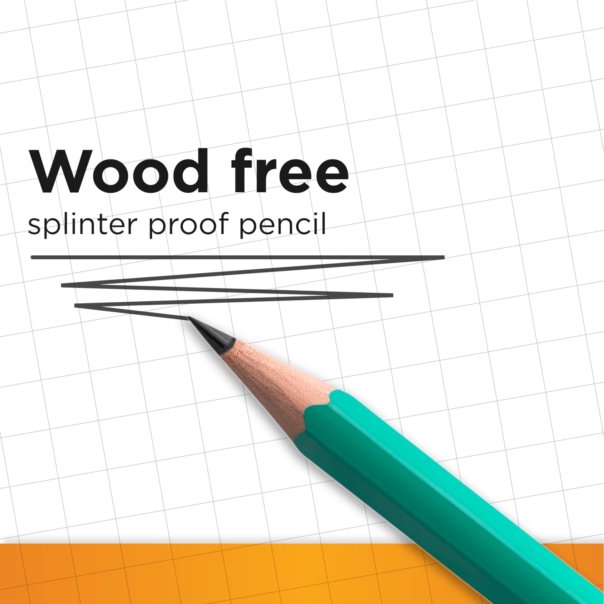 BIC Ecolutions Evolution 655 HB Wooden Lead Pencil with Eraser | Pack of 12 | Green 5