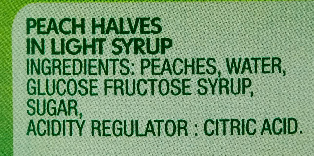 Del Monte Peach Halves in Light Syrup, 420g