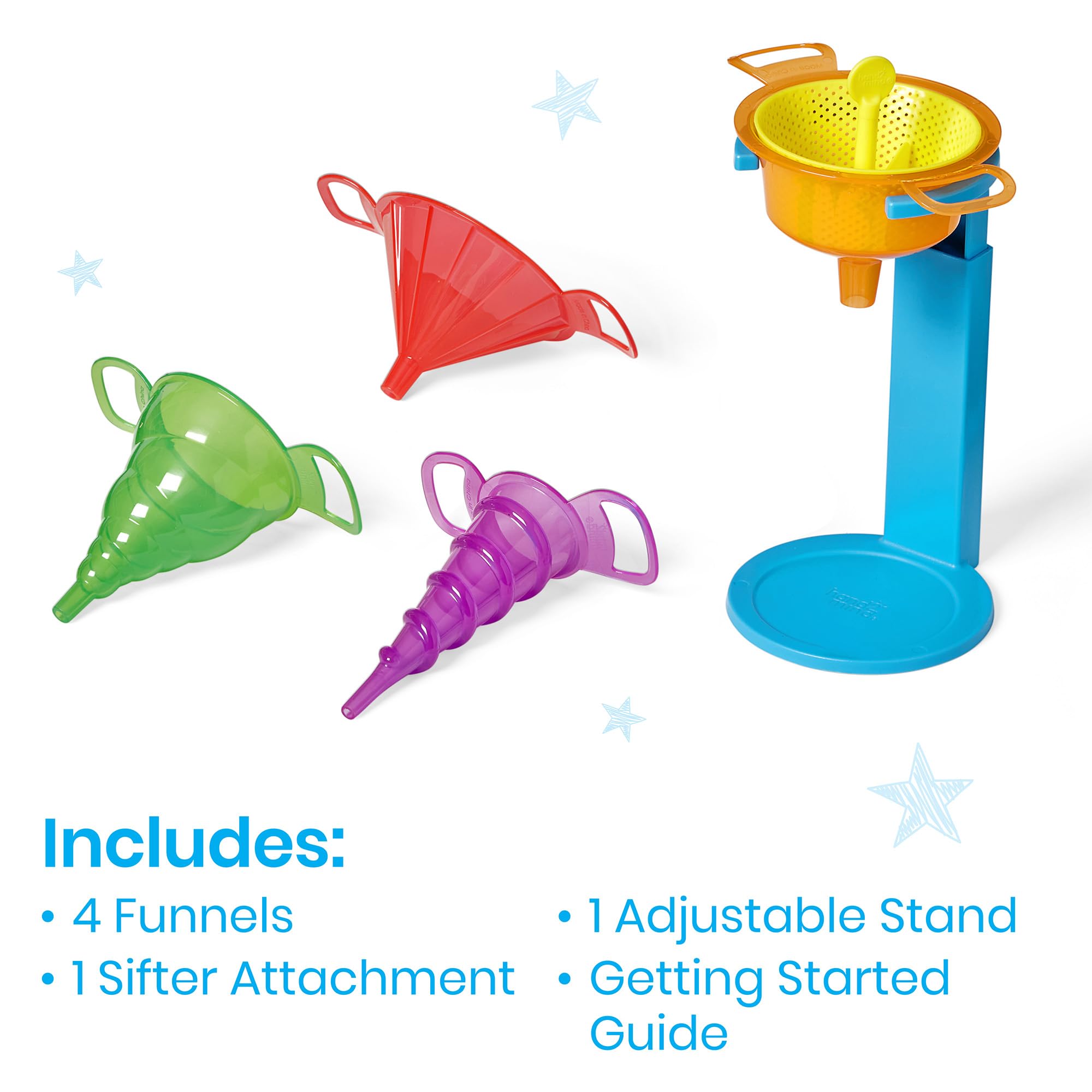 hand2mind Starter Science Funnels Lab Equipment for Ages 3+ | STEM Learning | Plastic 2