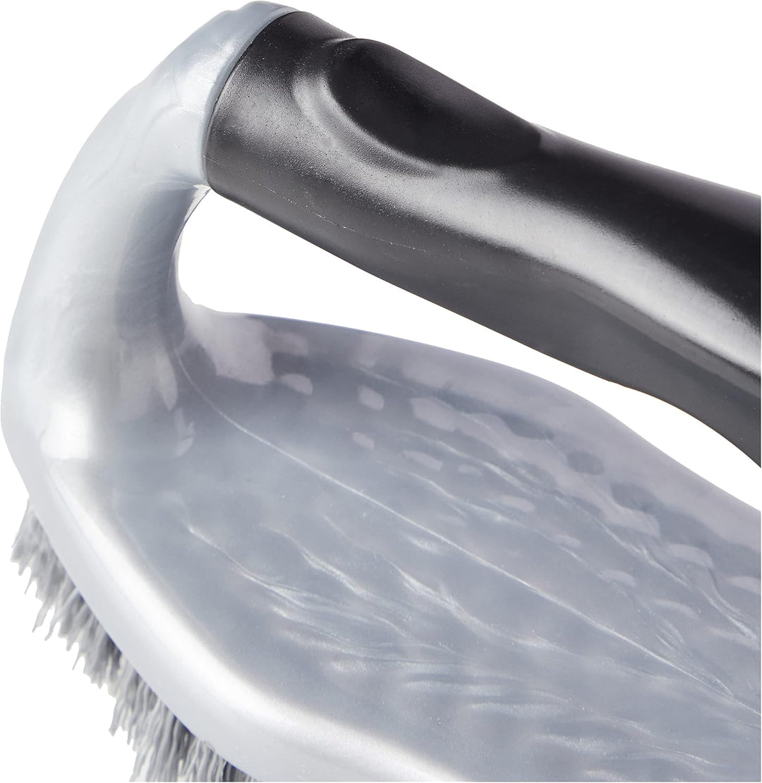 Elliott Scrubbing Brush with Grip Handle - Silver