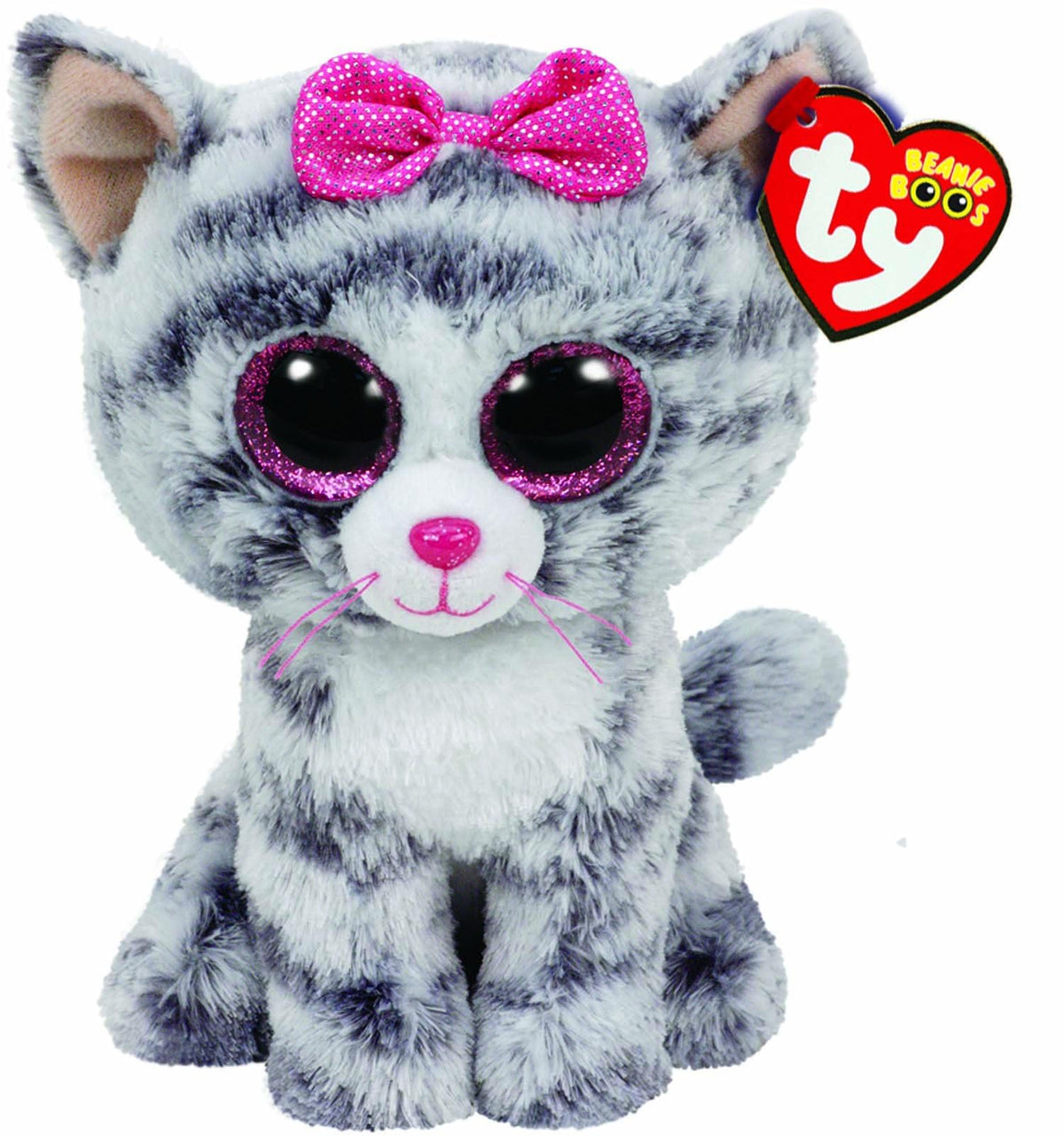 TY Beanie Boo Kiki Cat - 15cm Soft Plush Toy | Collectible | Children's Gift 1