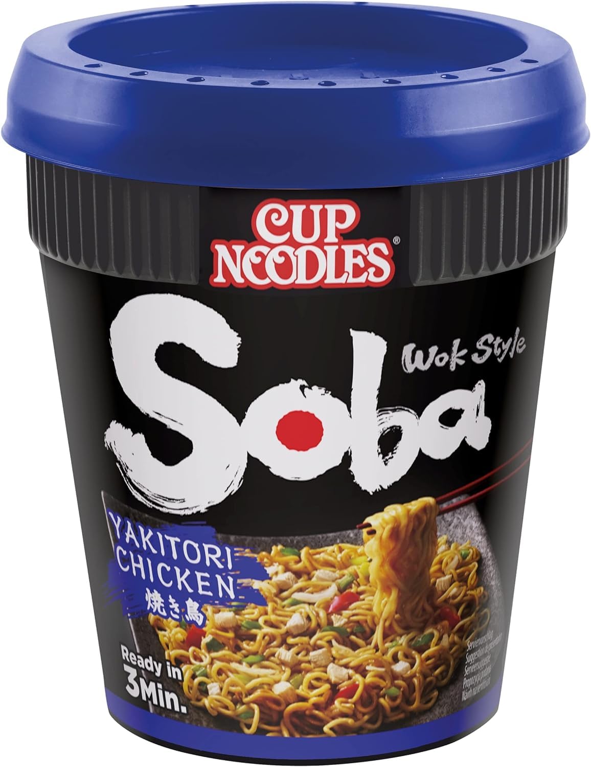 NISSIN Cup Noodles Soba Wok Style Yakitori Chicken Flavoured Instant Noodle 89g 1