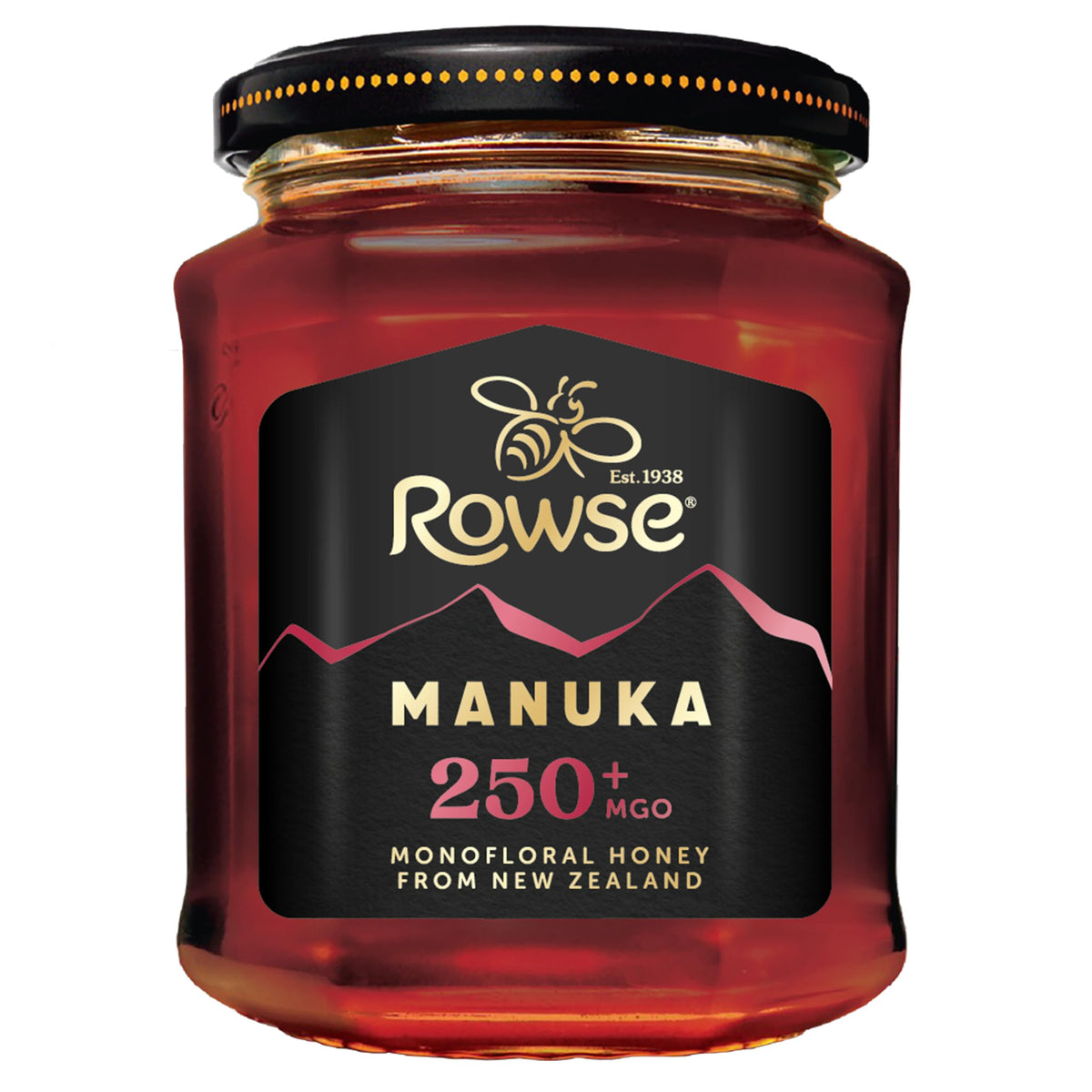 Rowse Manuka Honey - New Zealand, MGO 250+, 225g