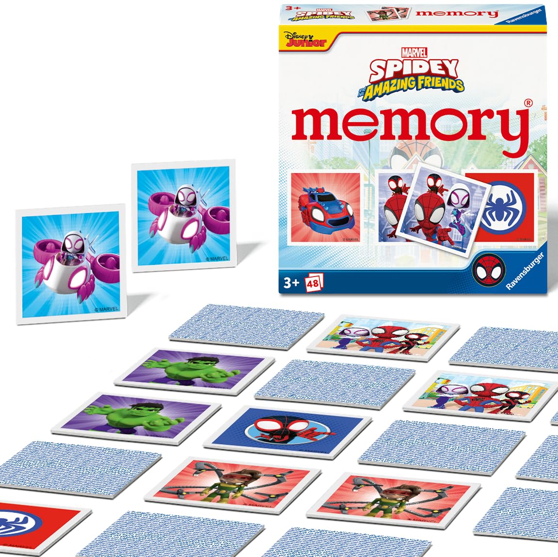 Ravensburger Marvel Spidey & His Amazing Friends Mini Memory Game 1