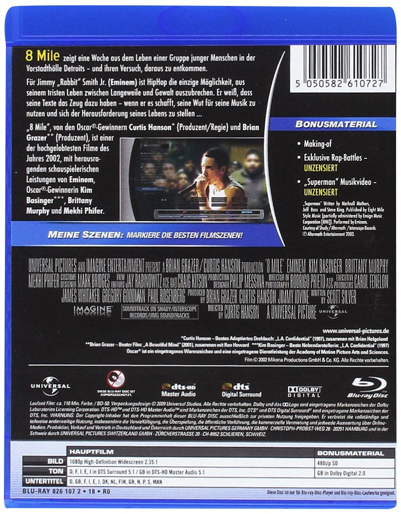 8 Mile [Blu-ray]