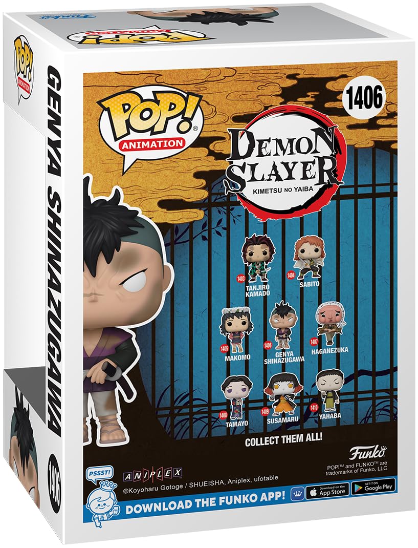 Funko Pop! Animation: Demon Slayer - Genya Shinazugawa Vinyl Figure 11