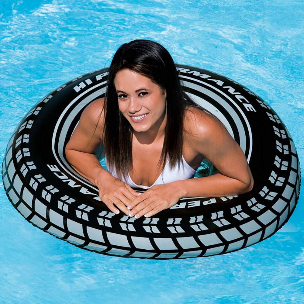 Intex 36" Radial Champs Tyre Tube - Inflatable Pool Toy for Kids 9+