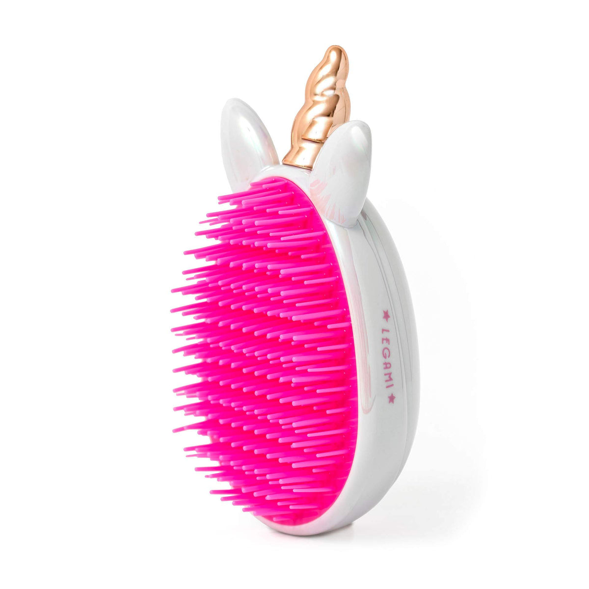 LEGAMI Amazing Hair Detangling Hairbrush - Unicorn, 11.5 cm