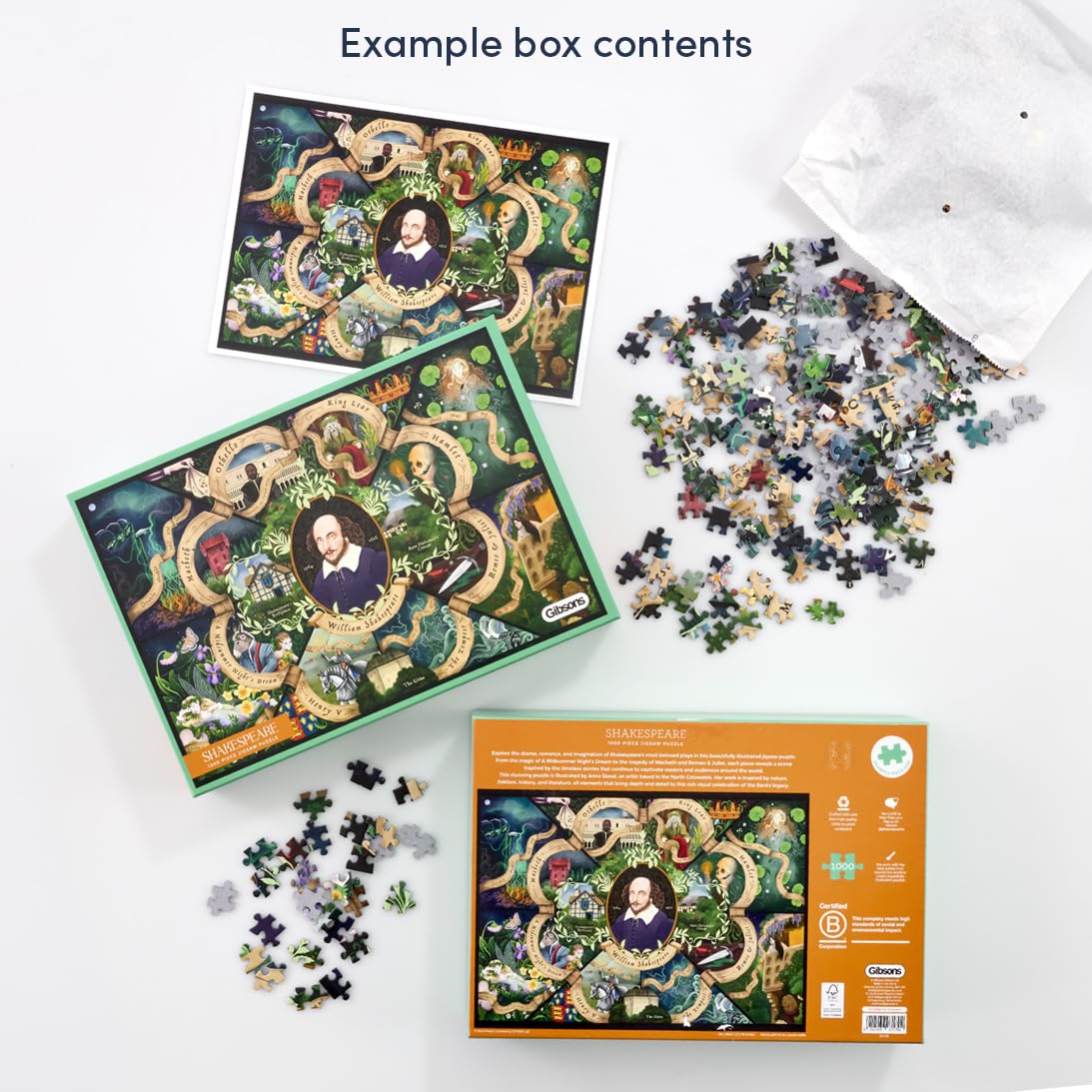 Gibsons Beautiful Britain 1000 Piece Jigsaw Puzzle - Iconic British Landmarks | Eco-Friendly Recycled Board 5