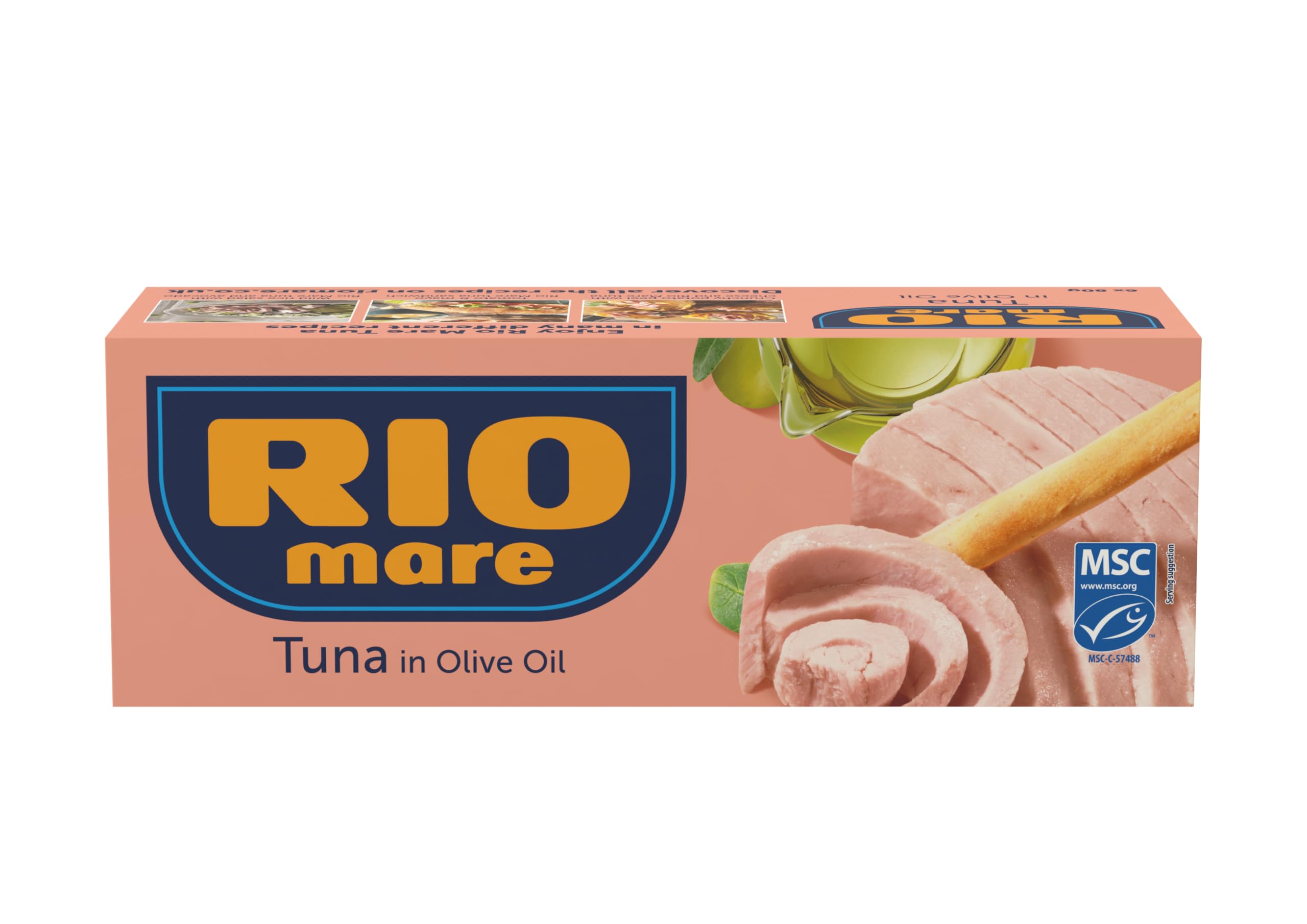Rio Mare Tuna in Olive Oil, 6 x 80g, Prime Quality Tinned Fish, Italy's Favorite 1