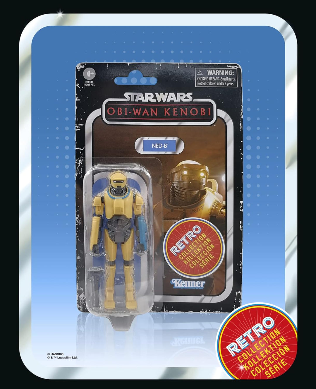 Hasbro Star Wars Retro Collection NED-8 Toy - 3.75-Inch-Scale Action Figure for Ages 4+