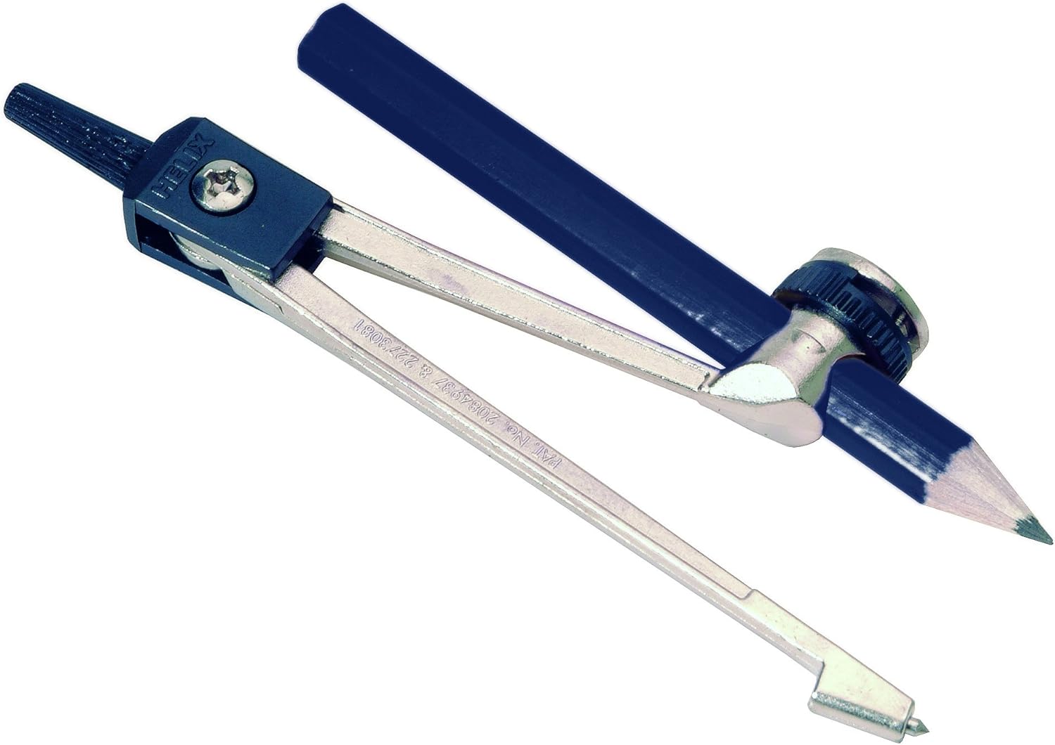 Helix Oxford Metal Compass & Pencil, Black