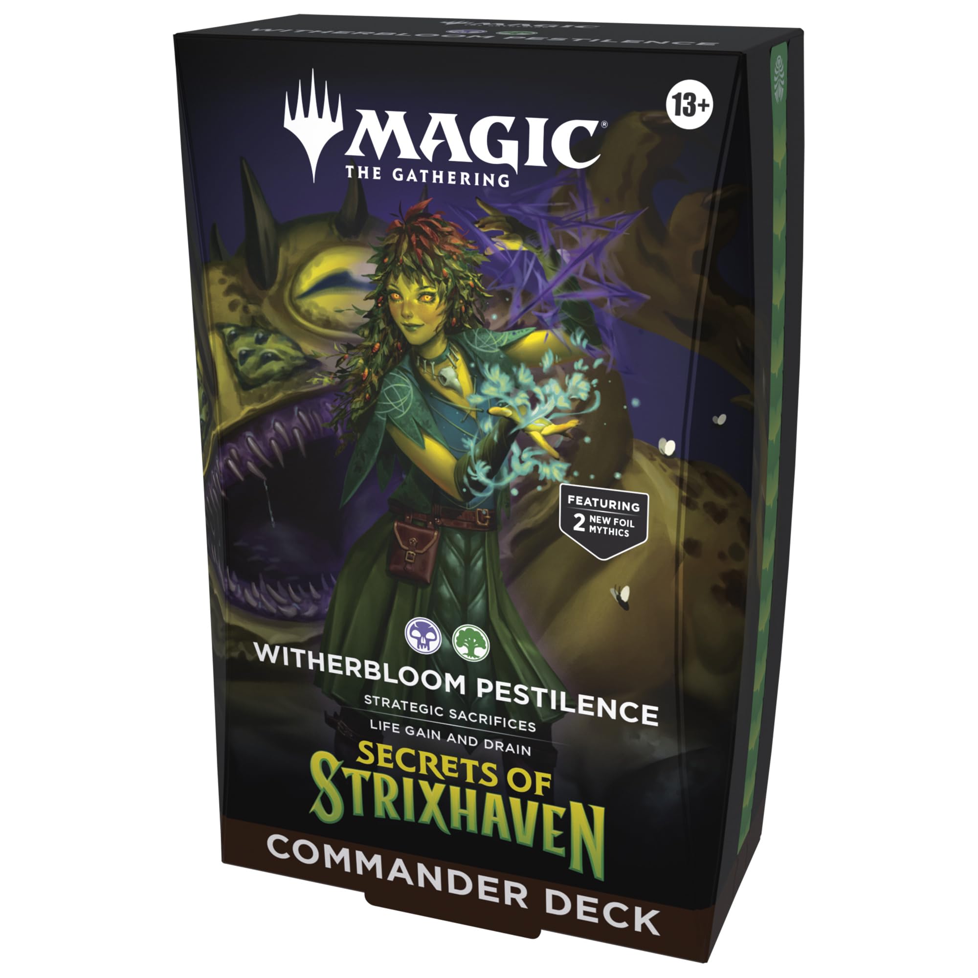 Magic: The Gathering Secrets of Strixhaven Commander Deck - Witherbloom Pestilence | 100 Cards