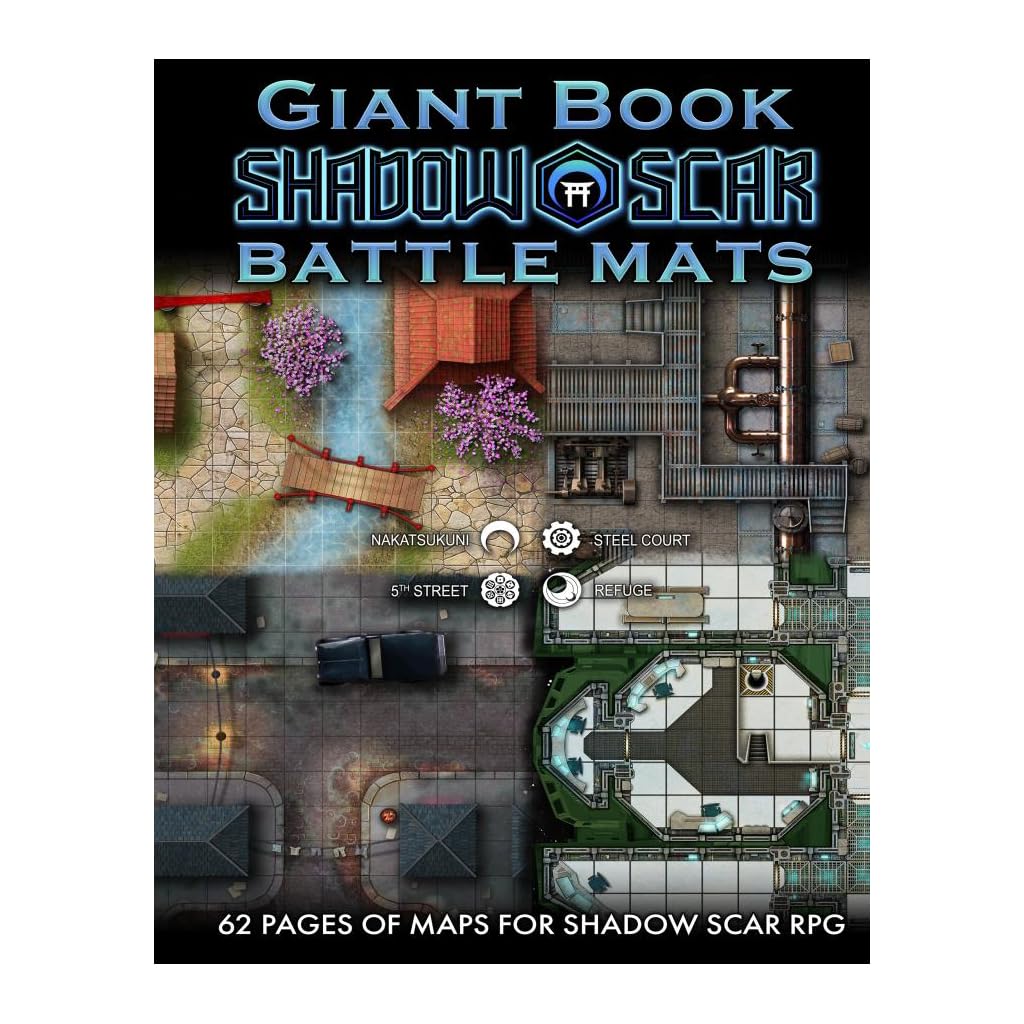 Loke BattleMats Shadow Scar Giant Book of Battle Mats
