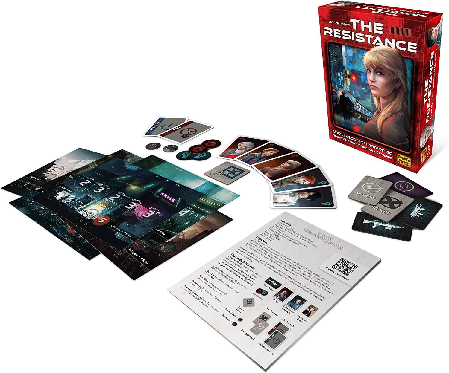 Indie Boards and Cards The Resistance: Inquisitor Expansion - Social Deduction Board Game | 5-10 Players | Ages 13+ | 30 Min Playtime 5
