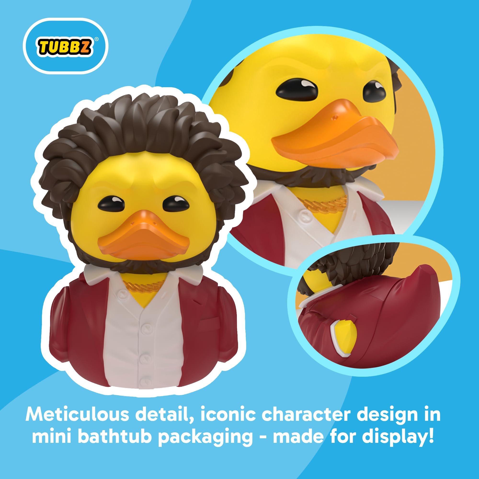 TUBBZ Mini Like a Dragon - Ichiban Kasuga Cosplaying Rubber Duck Vinyl Figure | Approx. 5cm 2