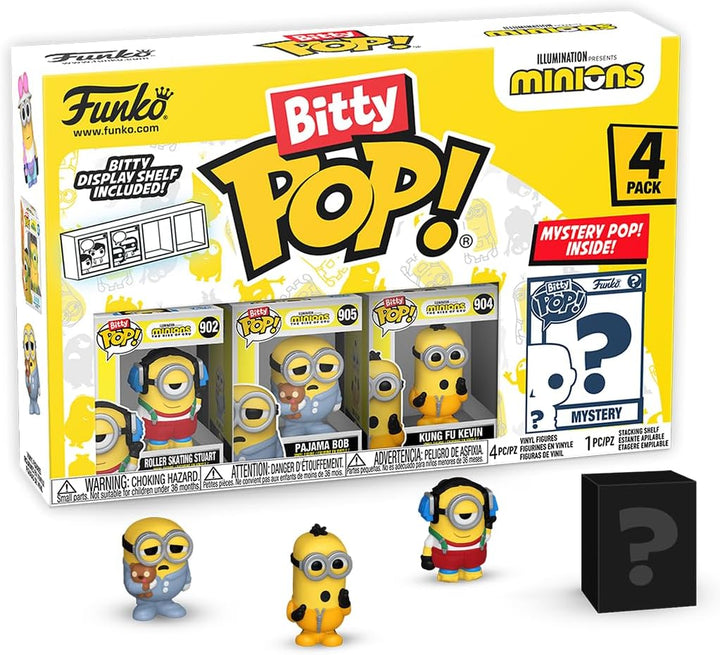 Funko Bitty POP! Minions and A Surprise Mystery Mini Figure - 0.9 Inch (2.2 Cm)