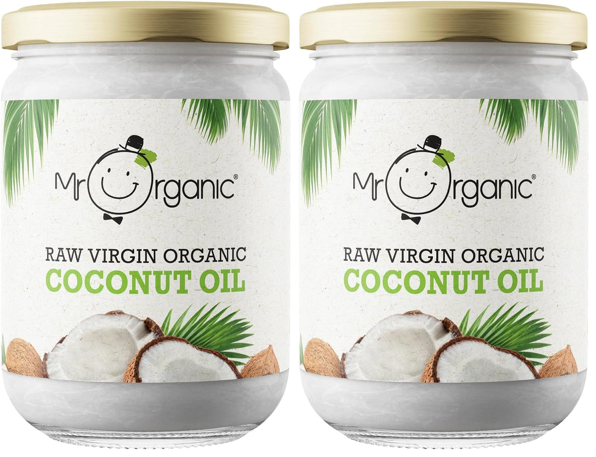 Mr Organic Raw Virgin Coconut Oil - 500ml, Pack of 2