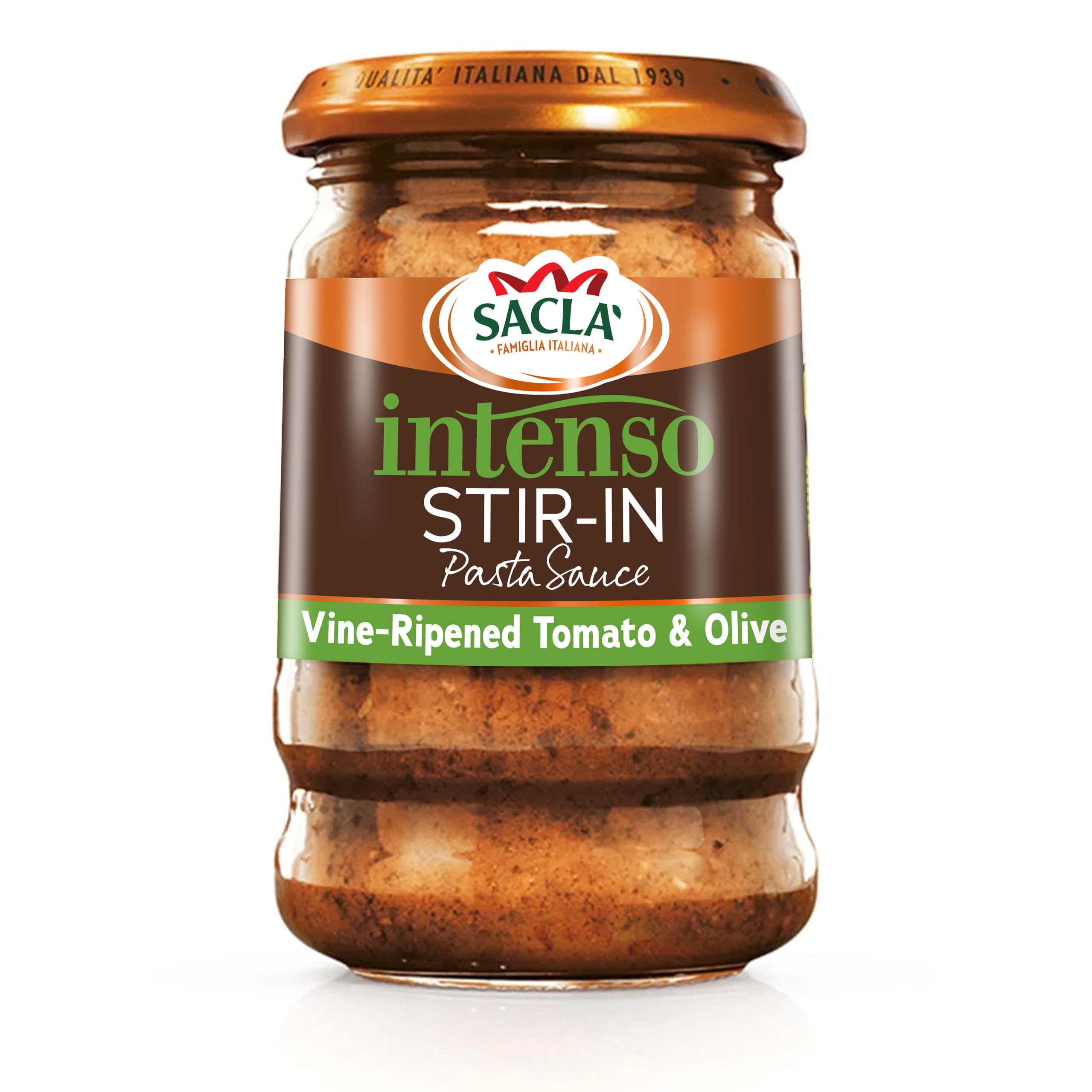 Sacla Intenso Sweet Tomato and Olive Pasta Sauce - 190g Pack of 6 1