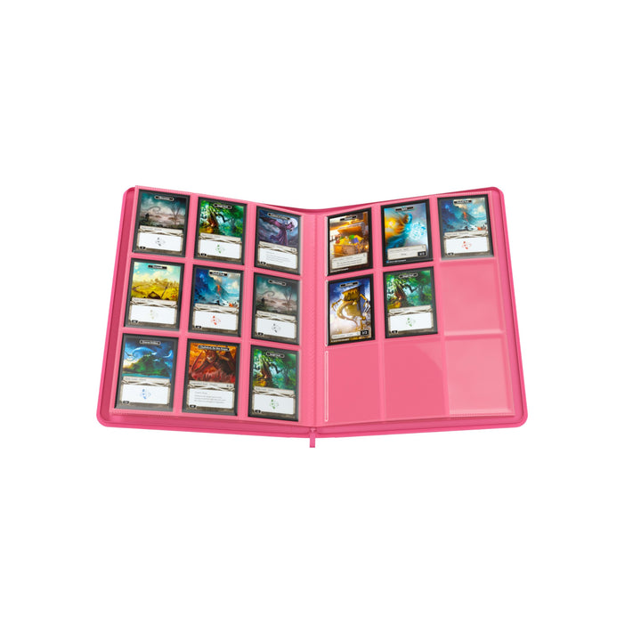 Gamegenic Zip-Up Album 18-Pocket - Pink Trading Card Game Organizer