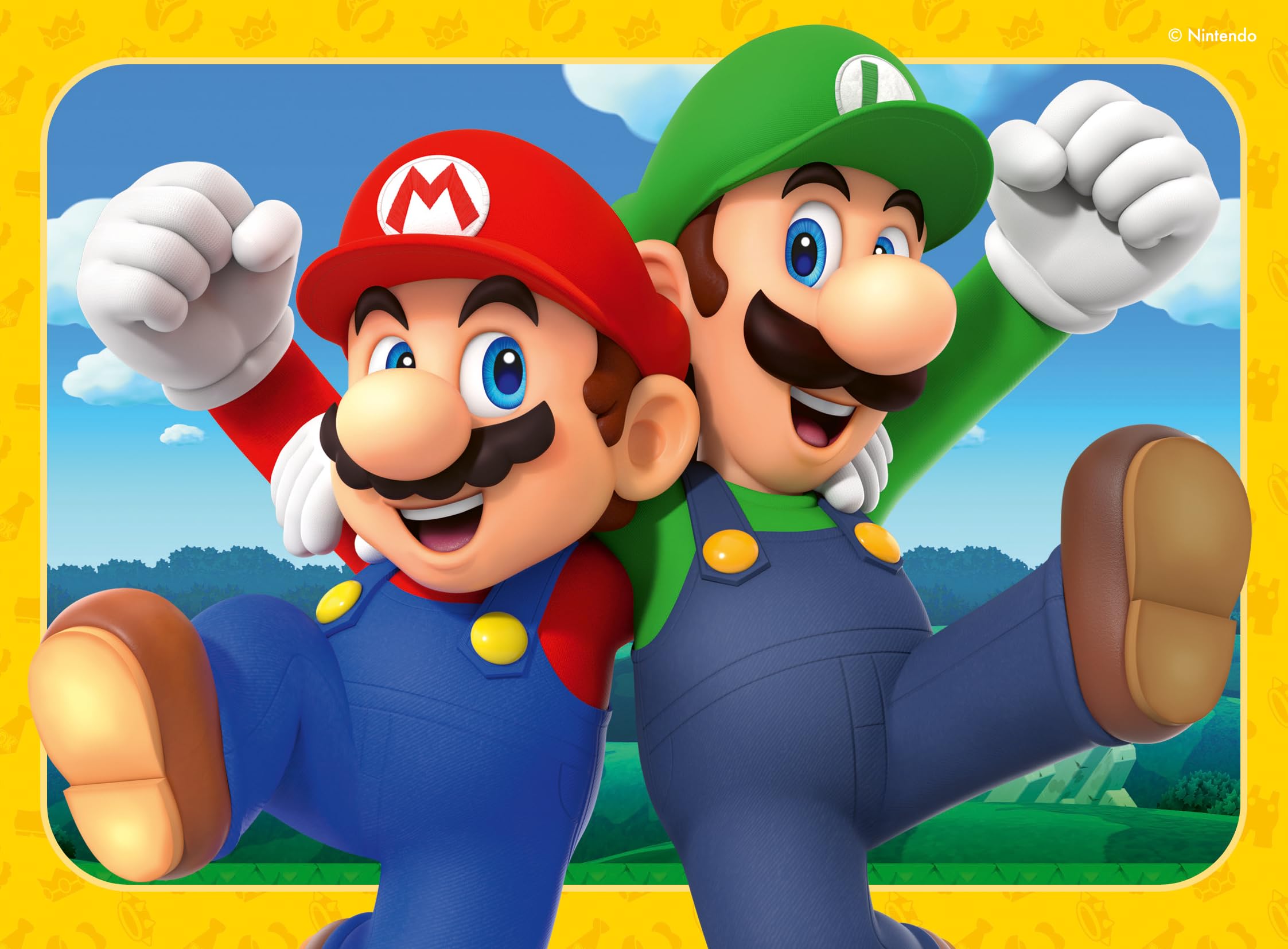Ravensburger Super Mario 4-in-1 Jigsaw Puzzle Set - 72-Piece Kids Puzzles for Ages 3+ 4