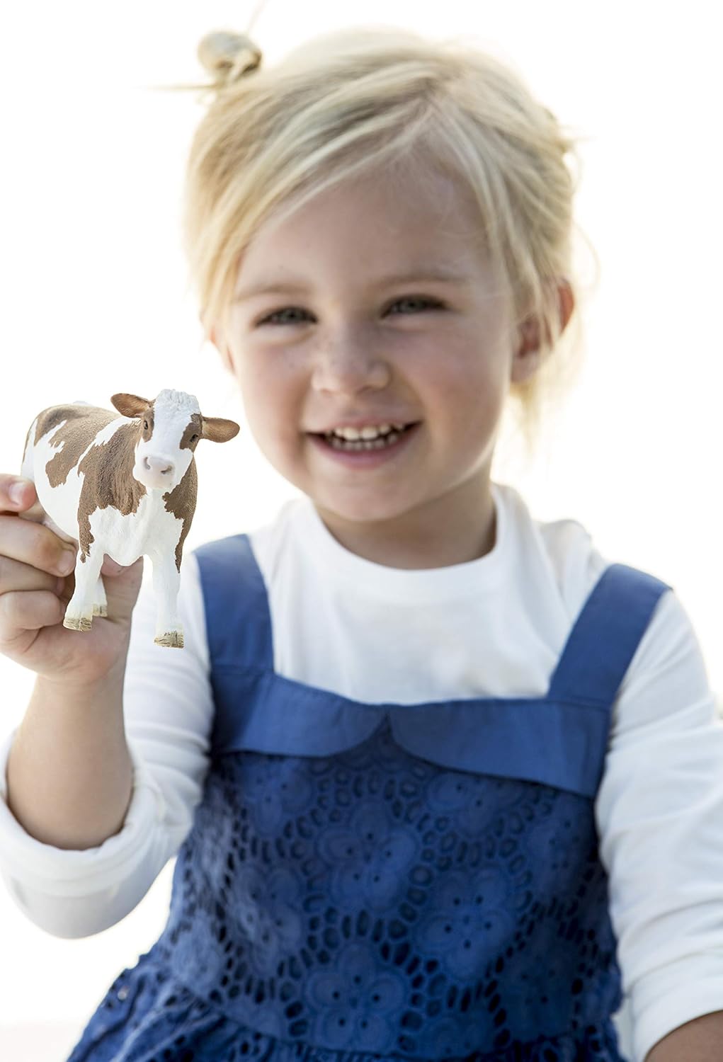 Schleich 13801 Simmental Cow - Detailed Animal Figure for Kids 3+ 2