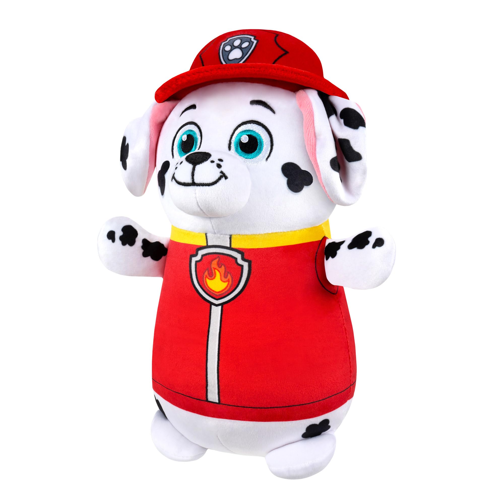 Squishmallows Marshall HugMees 10-Inch Plush - Paw Patrol Cuddle Buddy 10