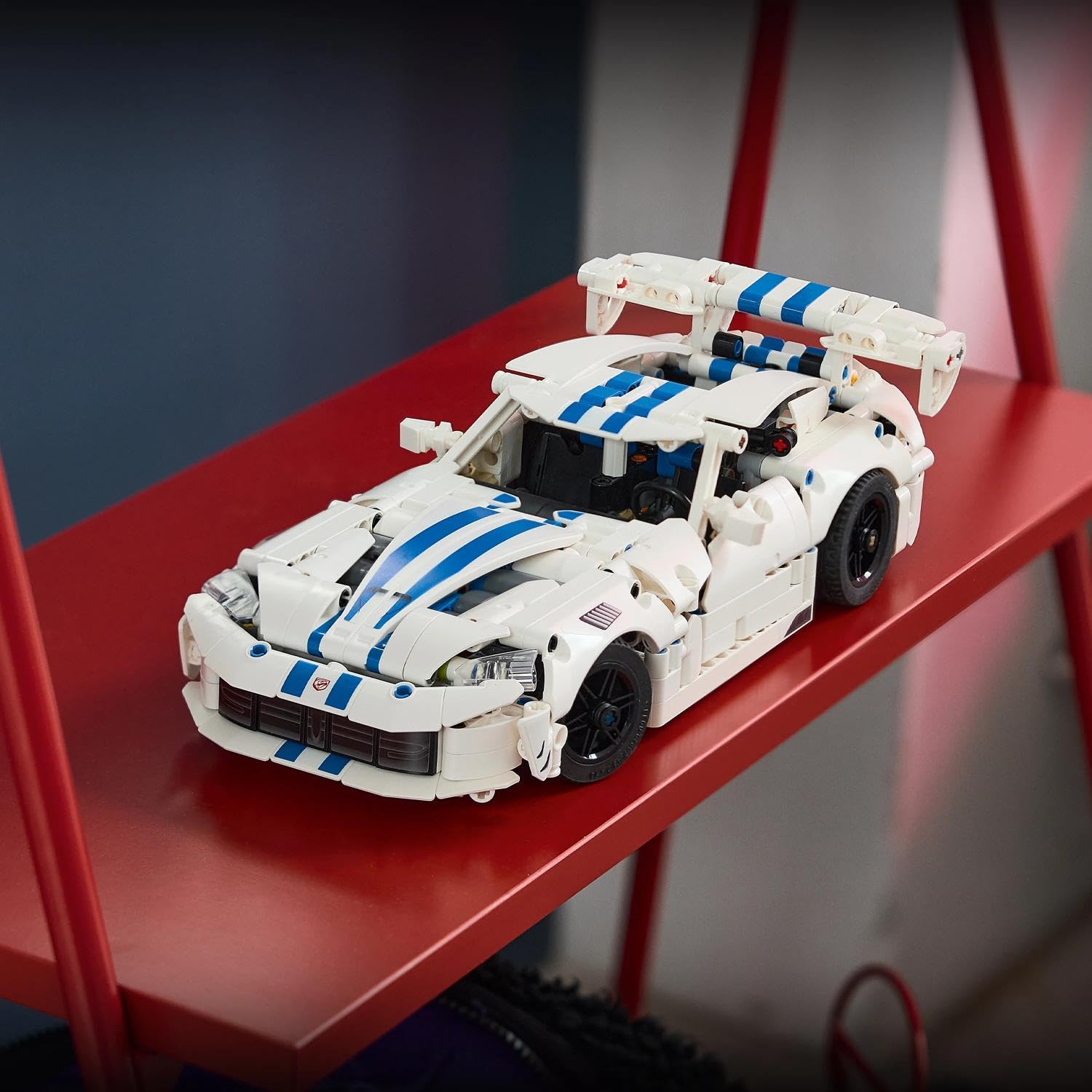 LEGO Technic Dodge Viper GTS-R Sports Car Building Set - V10 Engine, Opening Parts | Ages 10+ 2