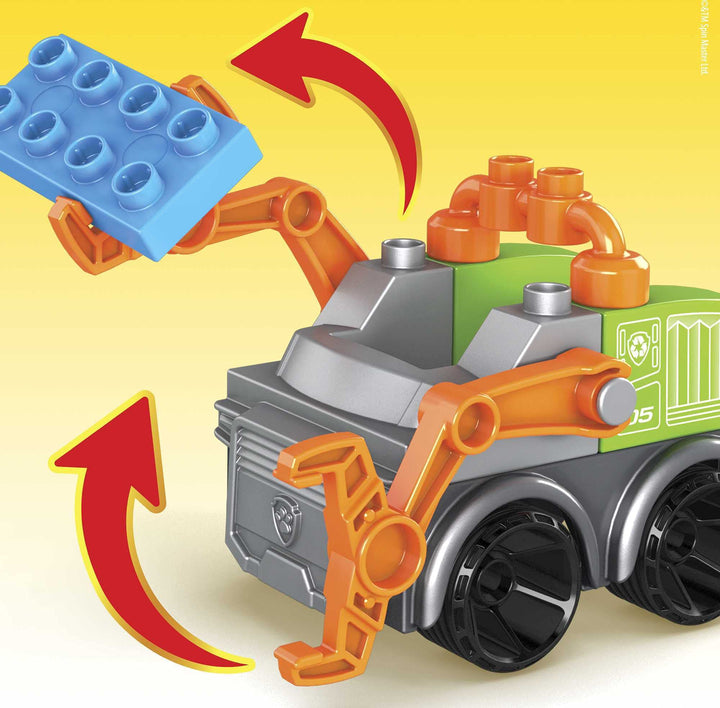 Mattel Mega Bloks Paw Patrol Ensemble de camions de recyclage The Movie Rocky&#39;s City
