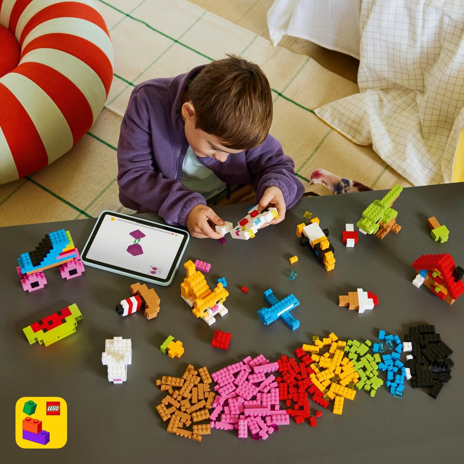 LEGO Classic Creative Colourful Bricks Set 11045 - 820 Pieces | Ages 5+ | Fine Motor Skills Toy 5
