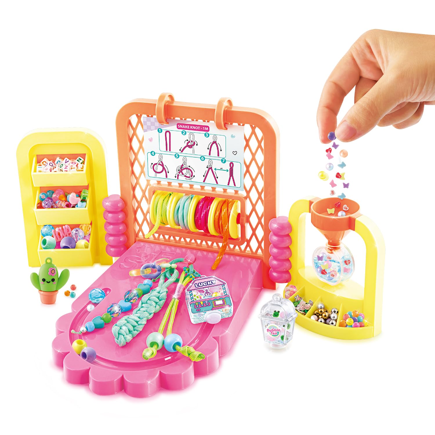 Canal Toys Style 4 Ever DIY Keychain Making Kit - Create 8 Paracord & Beaded Keychains 3