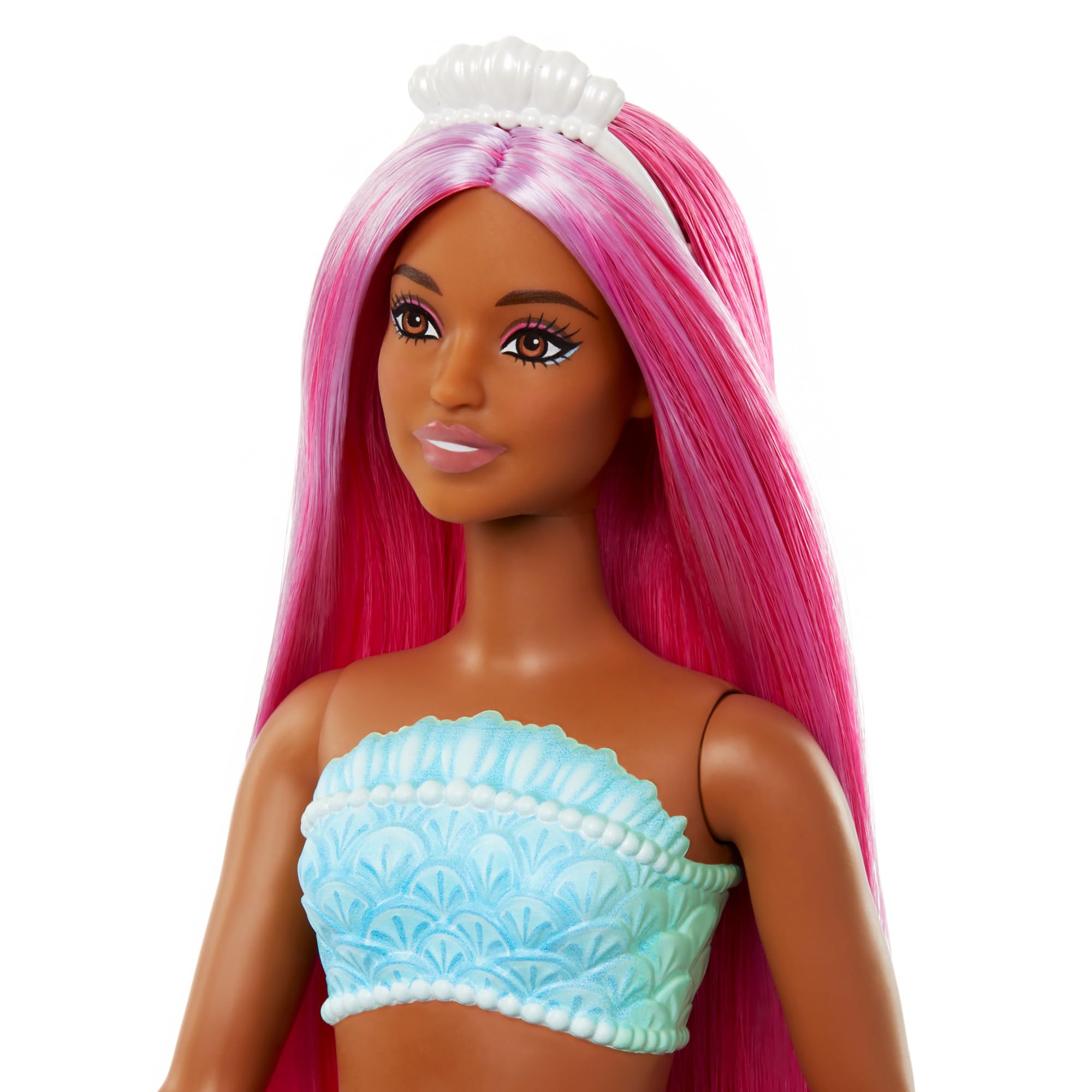 Barbie Mermaid Doll with Magenta Fantasy Hair - Fantasy Accessories | 12.75 Inch | Plastic 2