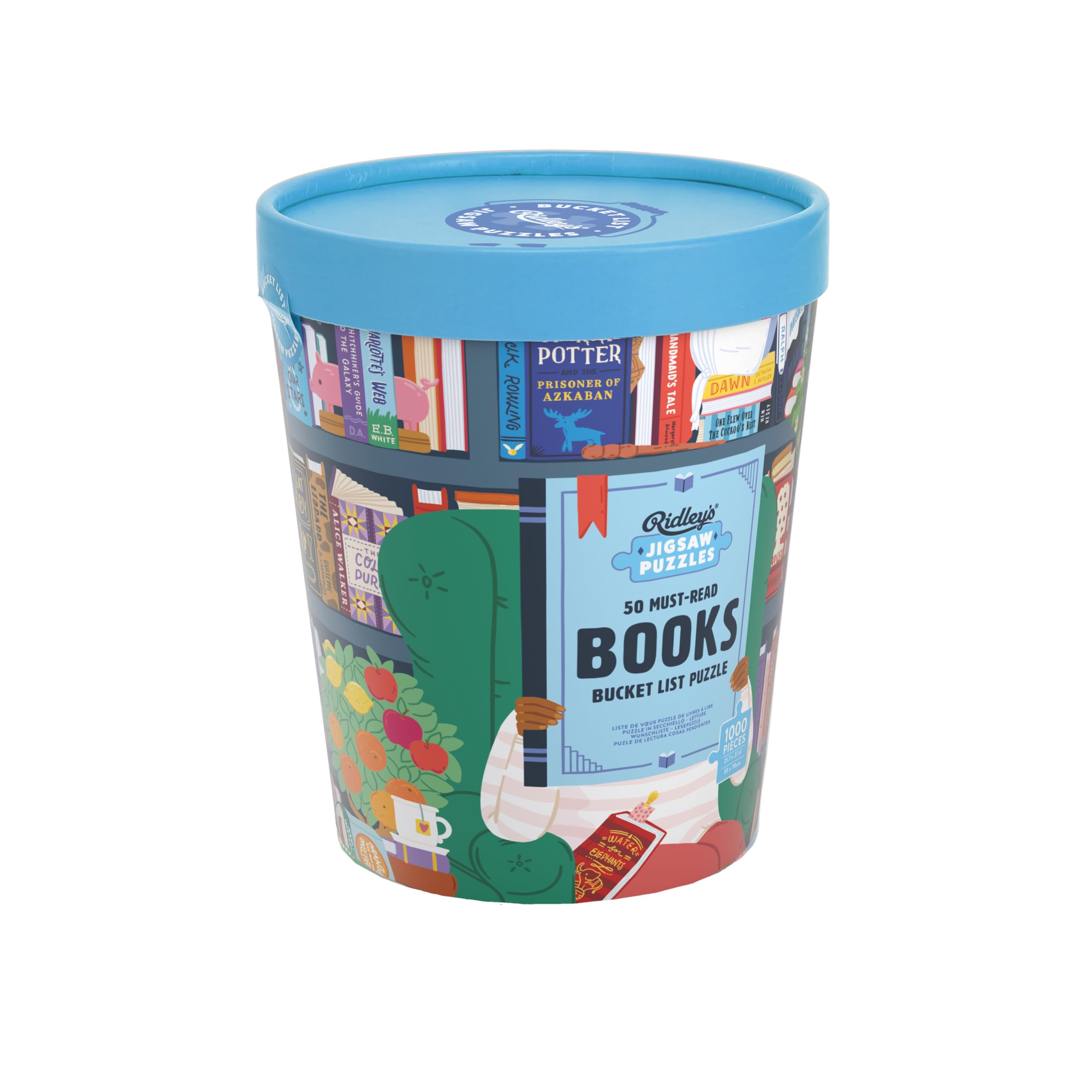 Ridley's 1000 Piece Jigsaw Puzzle: 50 Must-Read Books Theme 6