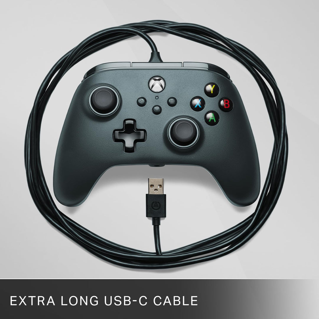 PowerA Wired Controller for Xbox Series X|S, Xbox One, PC - Officially Licensed with Dual Rumble, Immersive Triggers, 10ft USB-C Cable