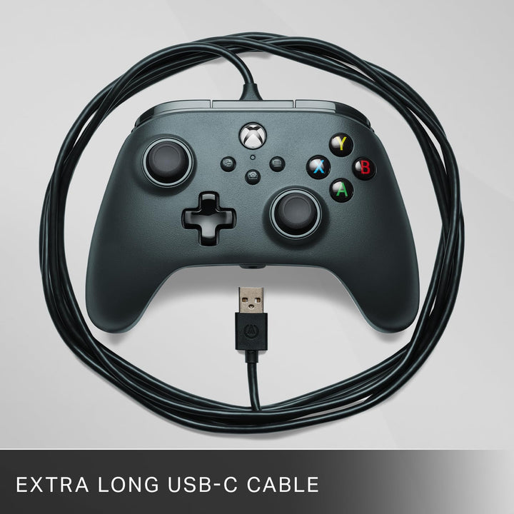 PowerA Wired Controller for Xbox Series X|S, Xbox One, PC - Officially Licensed with Dual Rumble, Immersive Triggers, 10ft USB-C Cable