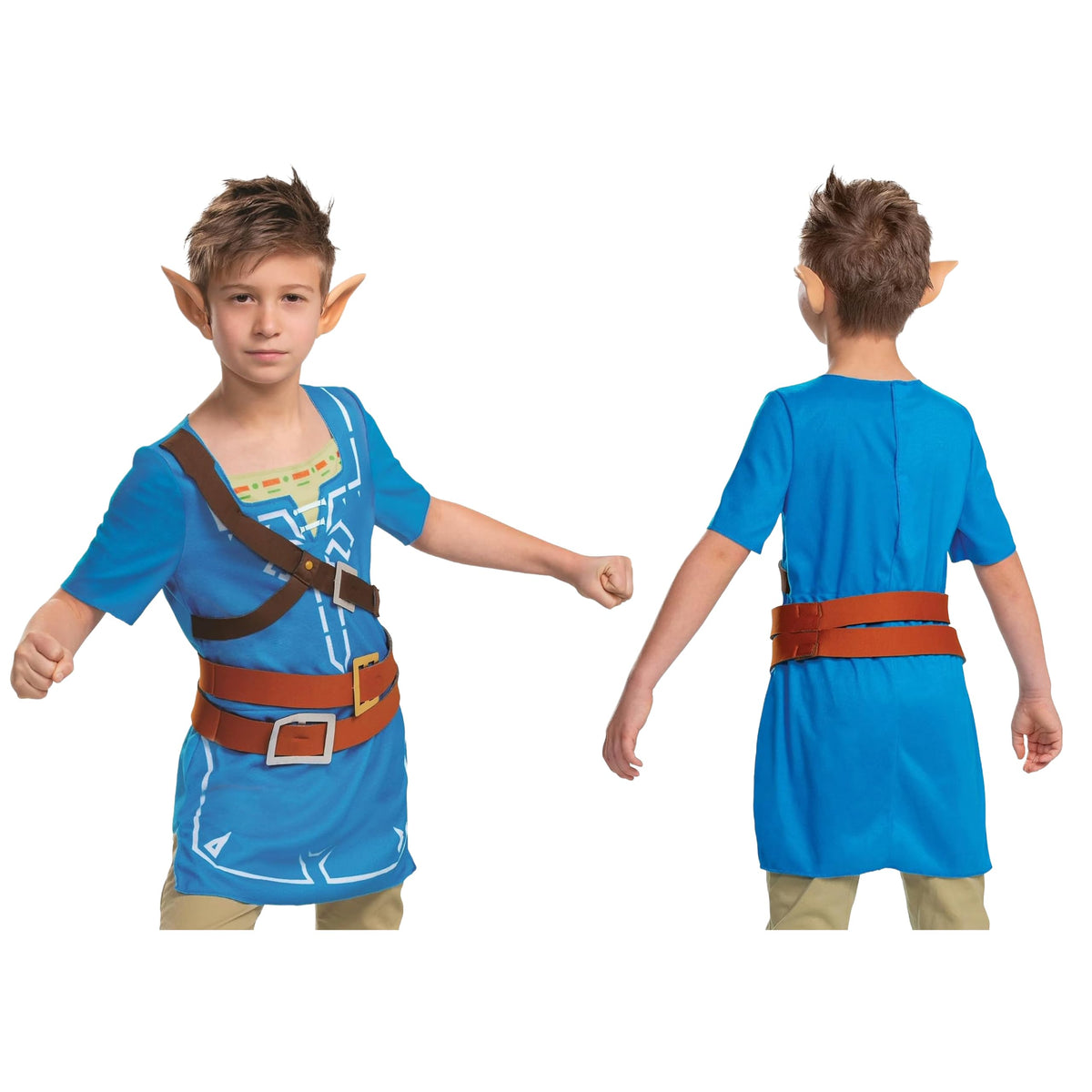 Disguise Legend of Zelda Link Costume for Kids - Breath of the Wild, 7–8 Years