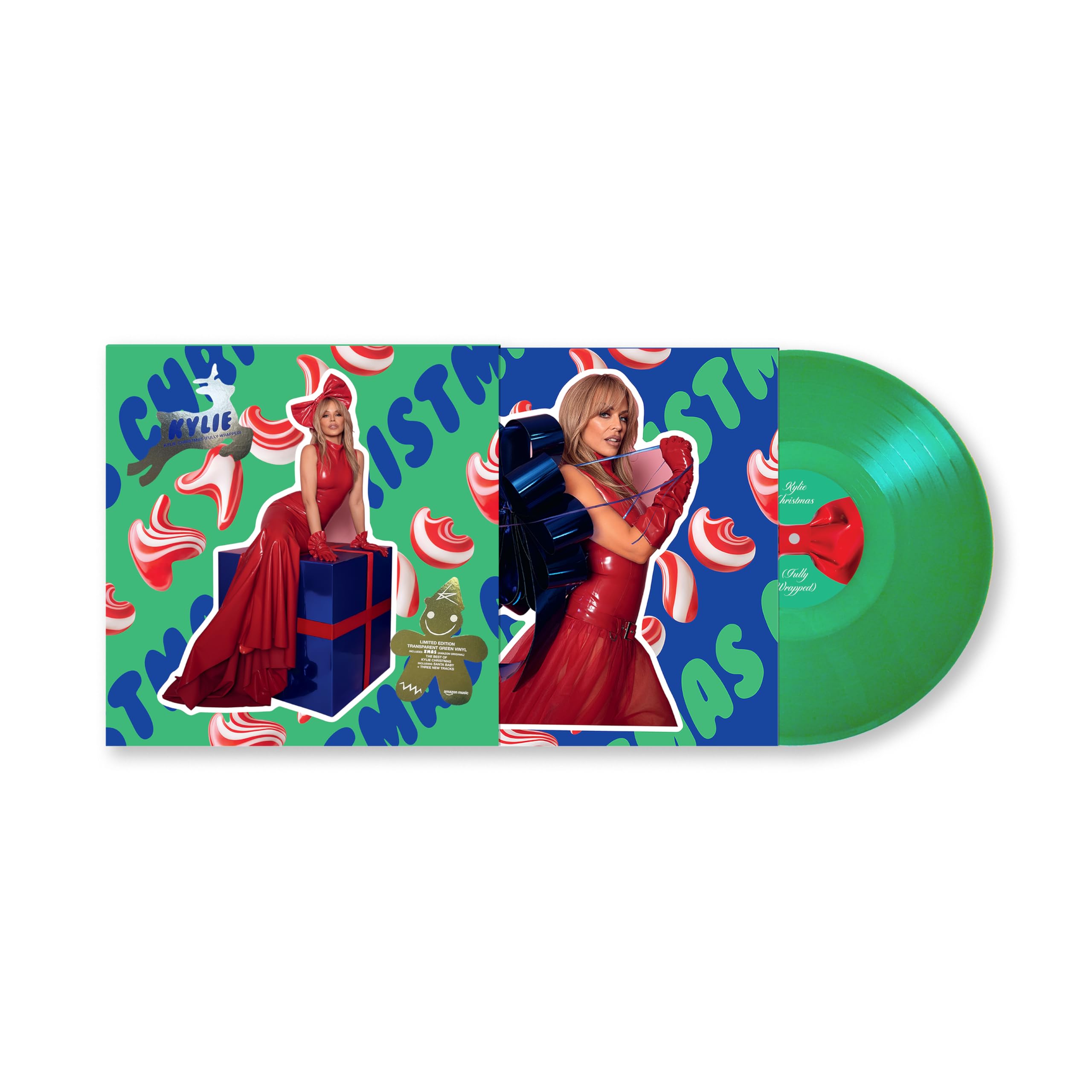 Kylie Minogue - Kylie Christmas (Fully Wrapped) [Limited Edition Amazon Exclusive Transparent Green Vinyl] 2