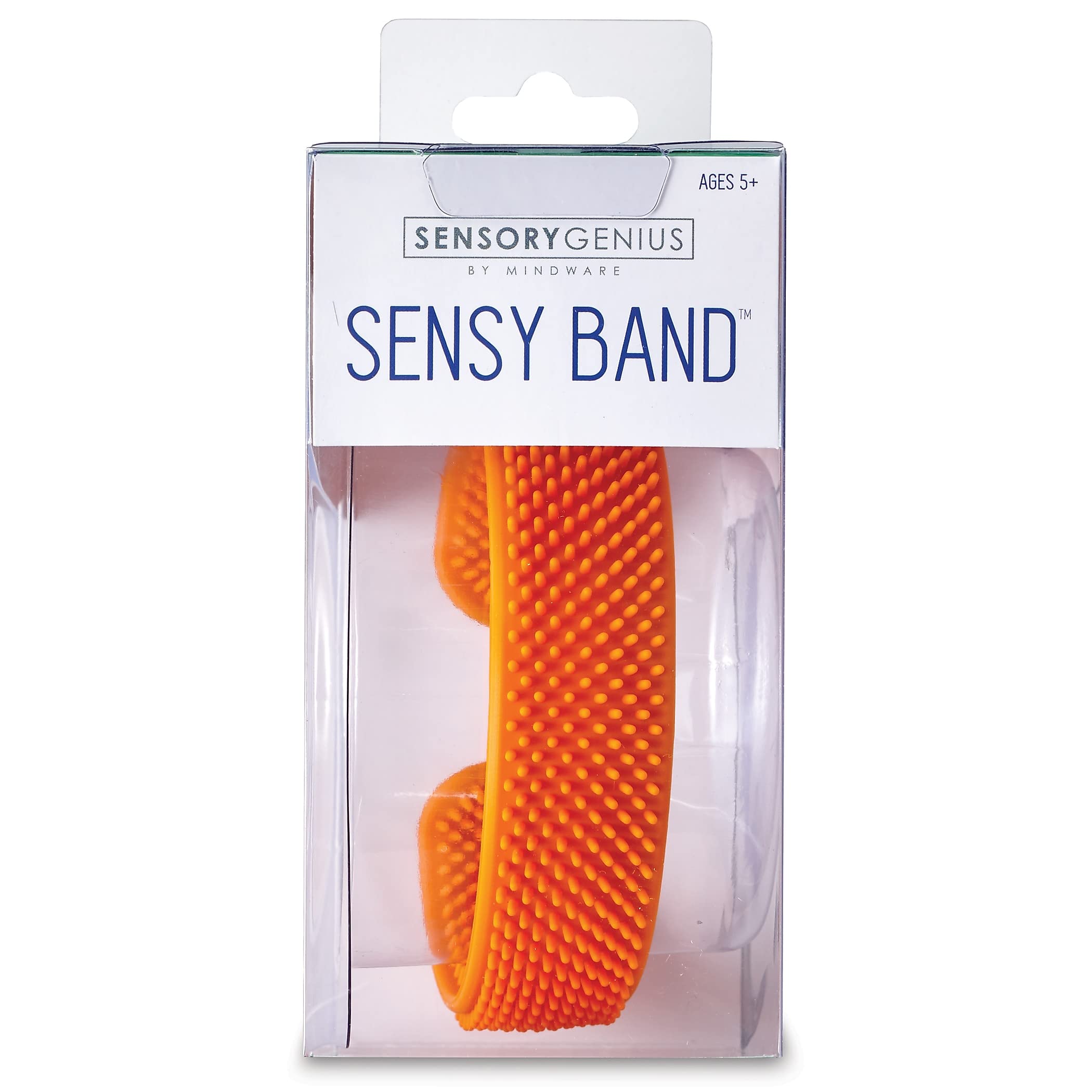 MindWare Sensy Band - Tactile Stimulation for Focus | Ages 5+ | Orange
