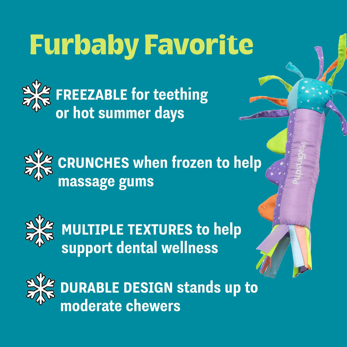 Pupstages Cool Teething Stick Dog Toy - Soothes Gums, Reduces Destructive Behavior, Freezable 5