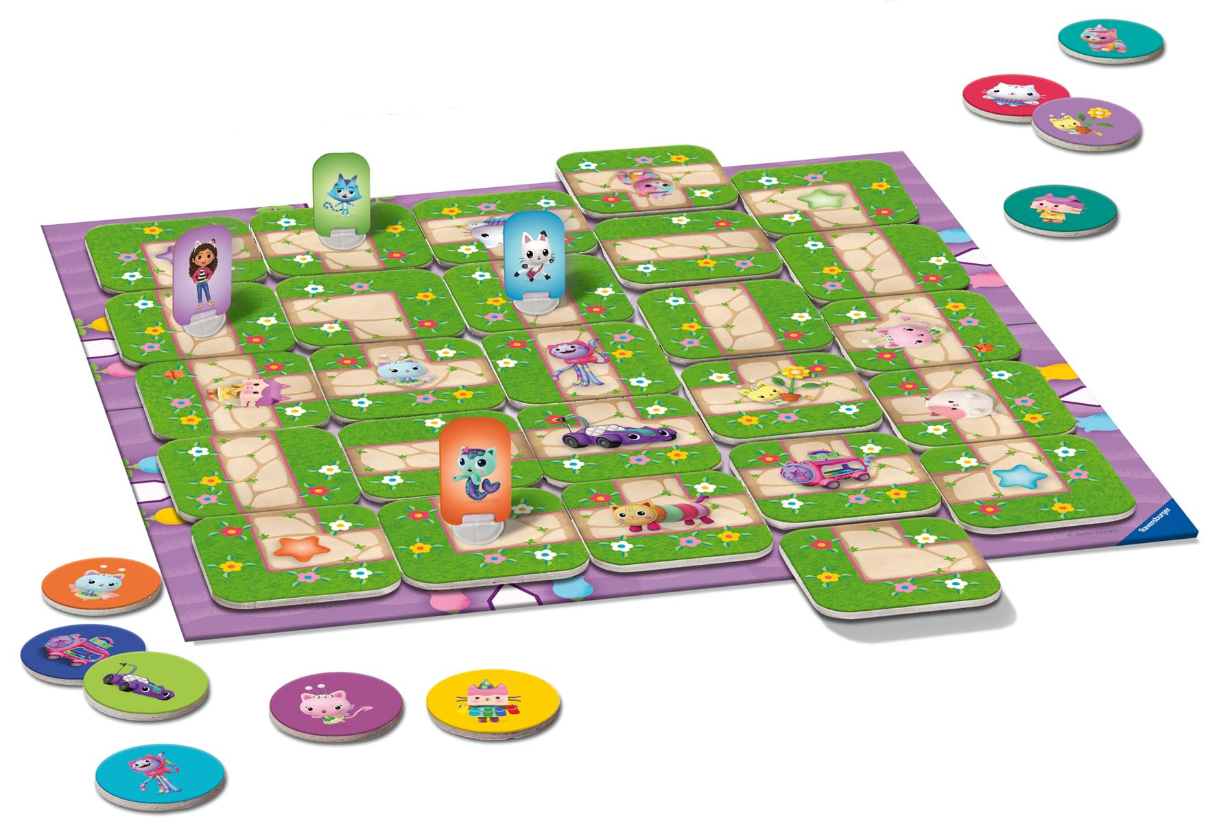 Ravensburger Gabby's Dollhouse Labyrinth Junior Moving Maze Board Game 2