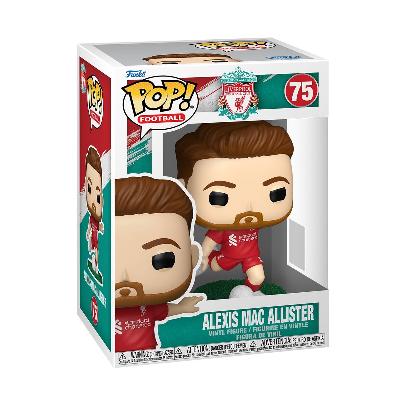 Funko POP! Football: Alexis Mac Allister - Liverpool FC Collectable Vinyl Figure | Approx 3.75 Inches