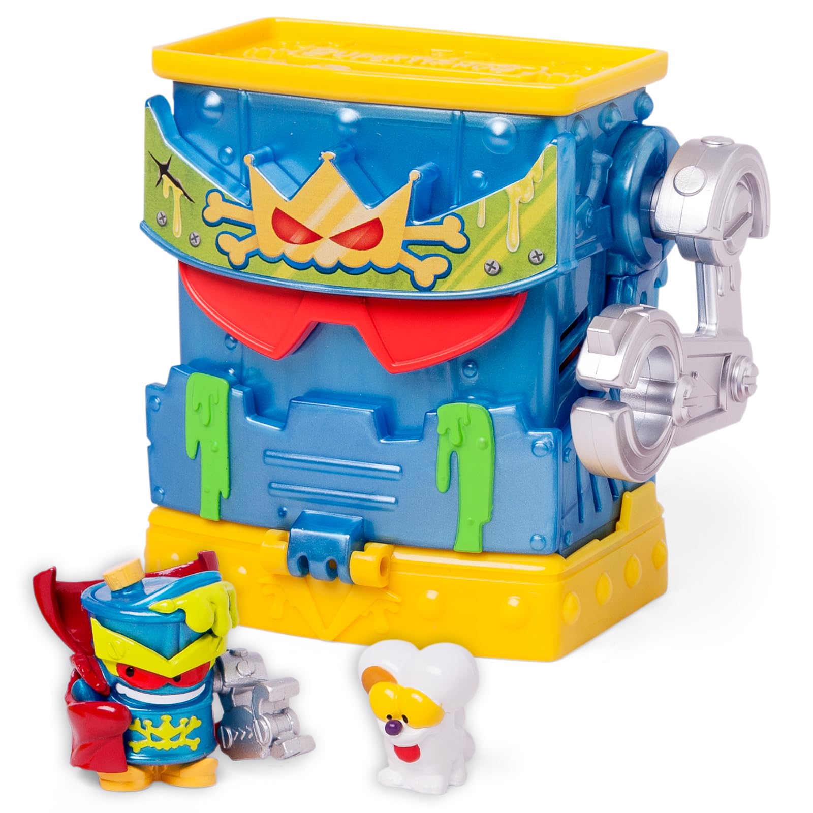 SUPERTHINGS RIVALS OF KABOOM - Mr King's Hidden Base Playset | Includes 2 Exclusive Figures | Plastic