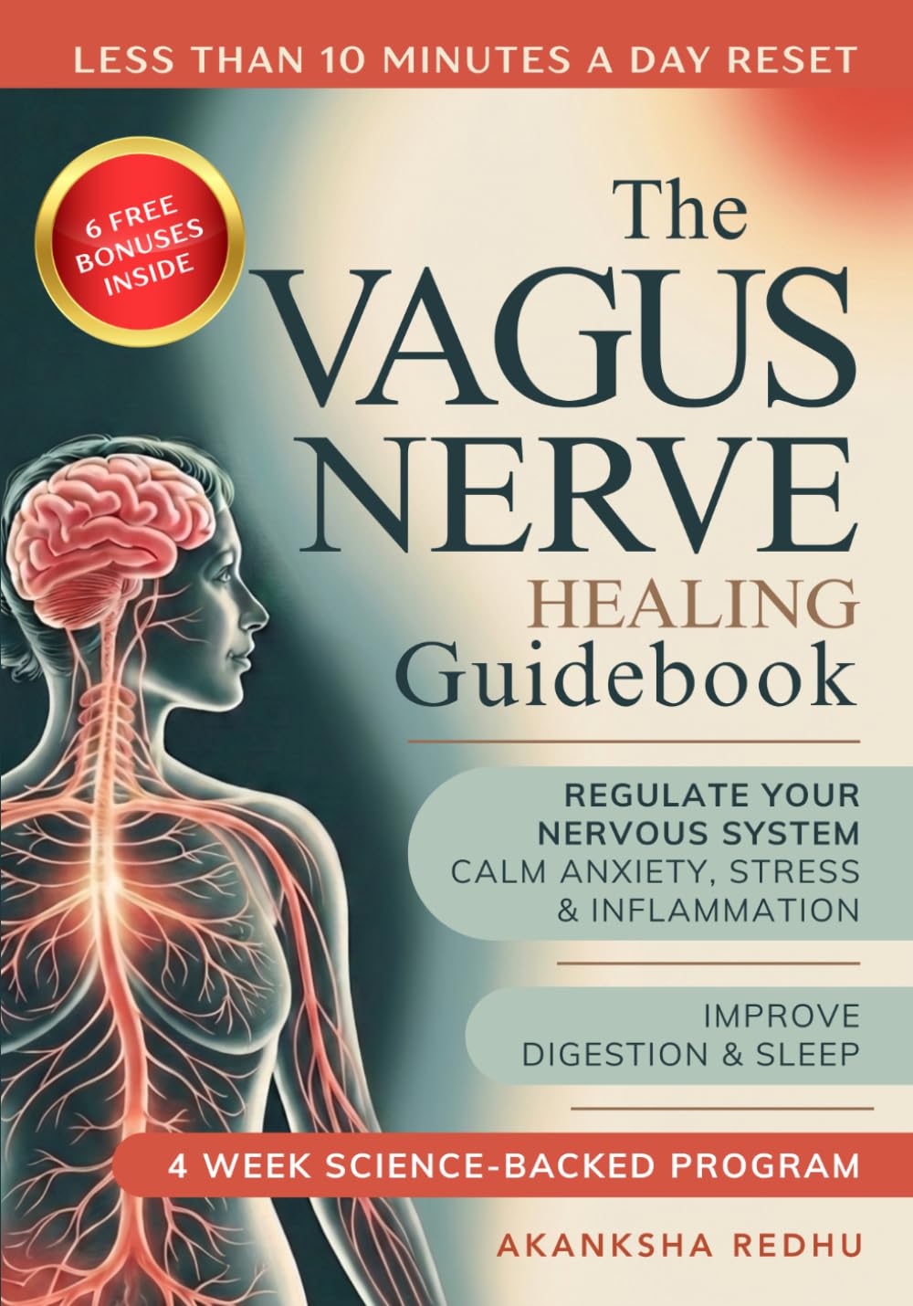 The Vagus Nerve Healing Guidebook: A 4 Week Program to Regulate Your Nervous System by Akanksha Redhu