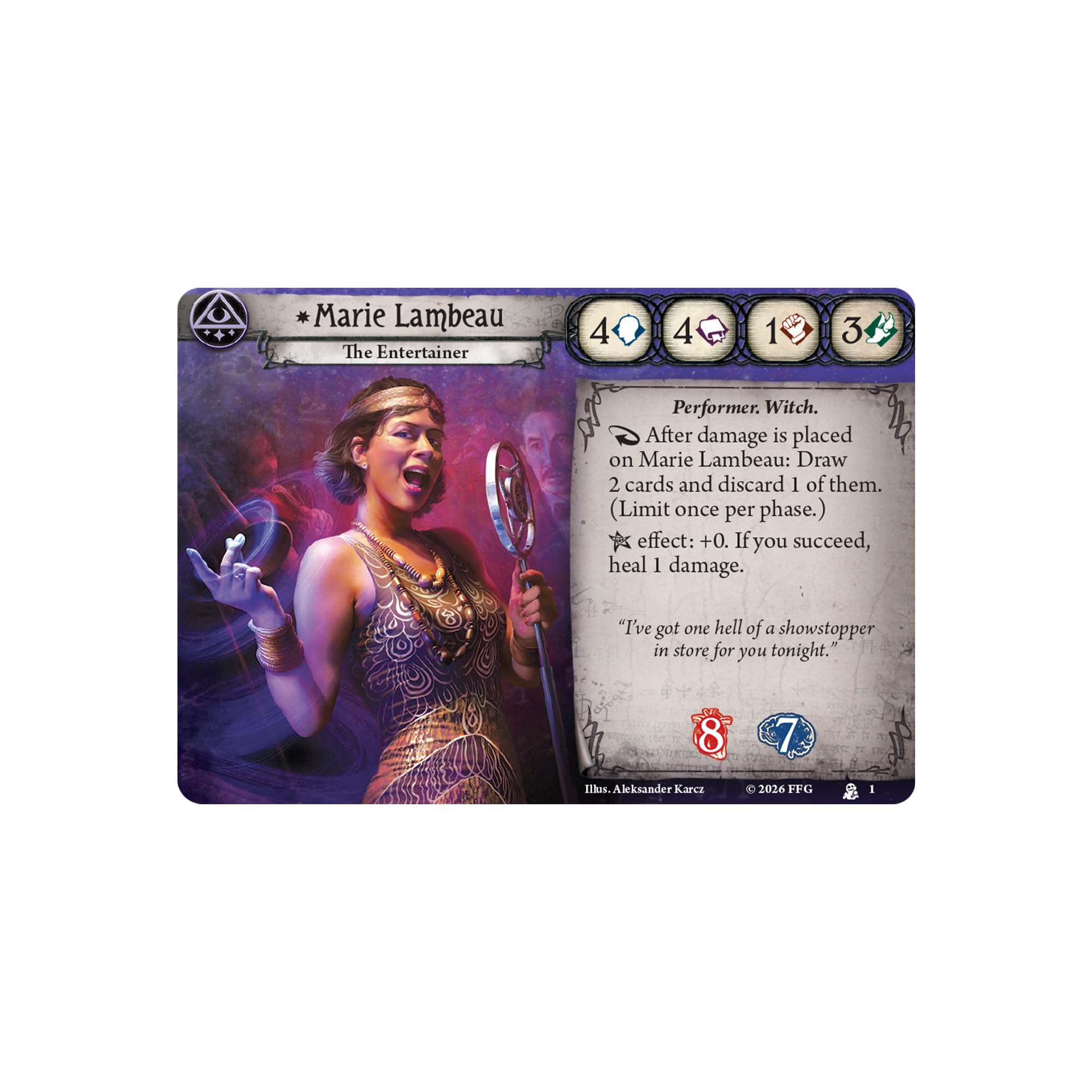 Asmodee Arkham Horror: Marie Lambeau Investigator Deck - Ready-to-Play Mystic Deck | Ages 14+ 2