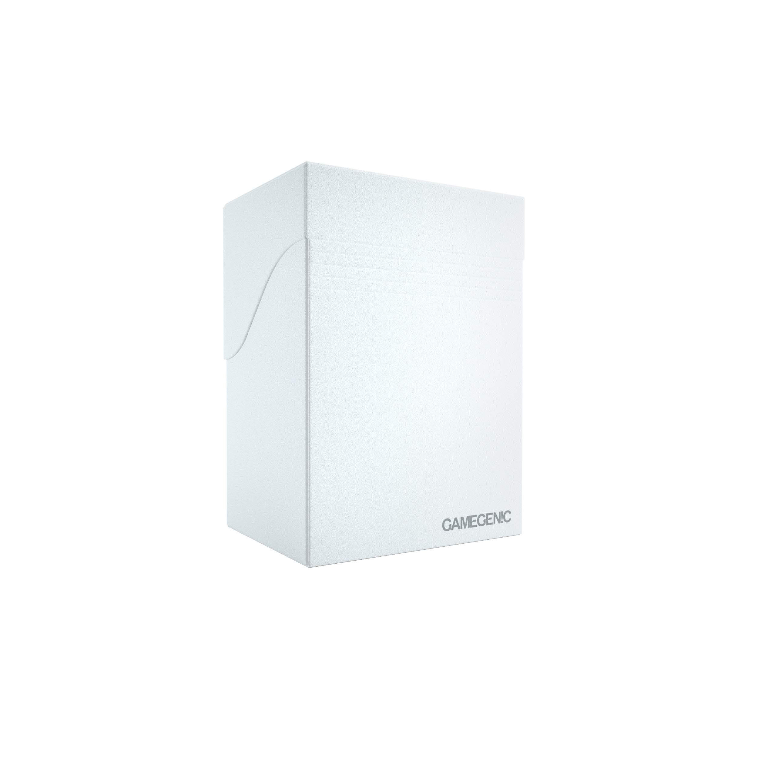 Gamegenic 80-Card Deck Holder - White TCG Box with Cobra Neck Closure for Double-Sleeved Cards 9