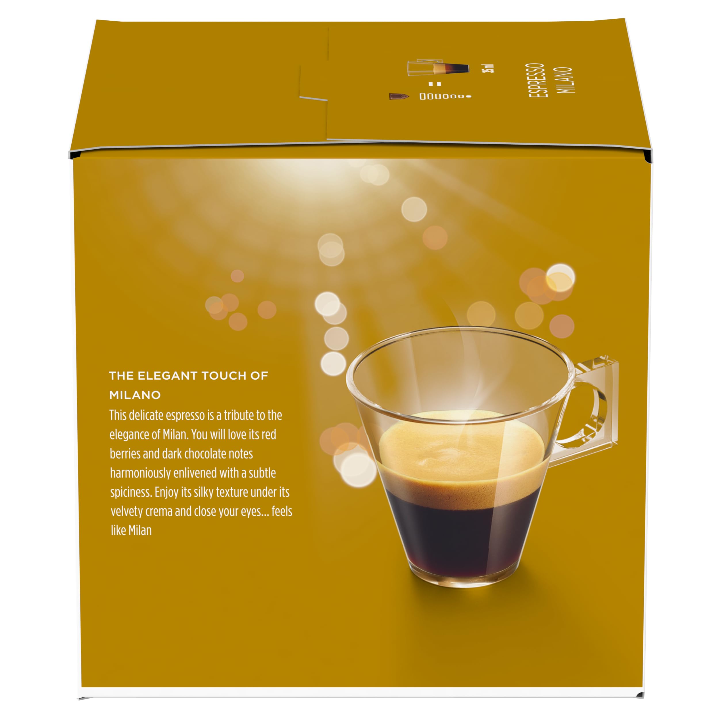 Nescafé Dolce Gusto Espresso Milano Coffee Capsules - 48 Cups (3 Packs of 16) | Roast & Ground Coffee